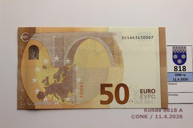k-0818-a.jpg - Kohde 818 (kuva 1/2), l�ht�hinta: 60 &euro; / myyntihinta: 60 &euro; Italia 4/4/S36 SC4663430067 Lag S036 D3, painuma, kunto: 9