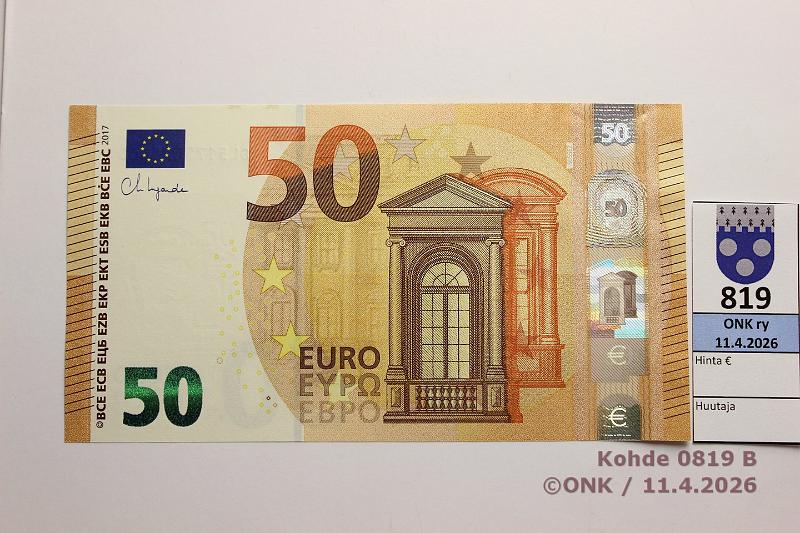 k-0819-b.jpg - Kohde 819 (kuva 2/2), l�ht�hinta: 65 &euro; / myyntihinta: 65 &euro; Italia 4/4/S55 SL5175028668 Lag S055 E2, uutta kirjainsarjaa, kunto: 9