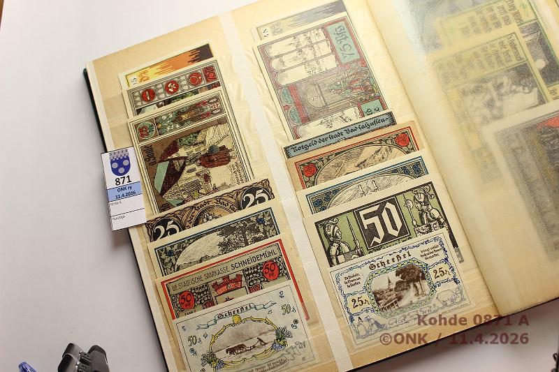 k-0871-a.jpg - Kohde 871 (kuva 1/3), l�ht�hinta: 90 &euro; / myyntihinta: 98 &euro; H�t�seteleit� 1918? (200)   Saksa , 200 eril kansiossa, suurin osa virheett�mi�, kunto: 7-9