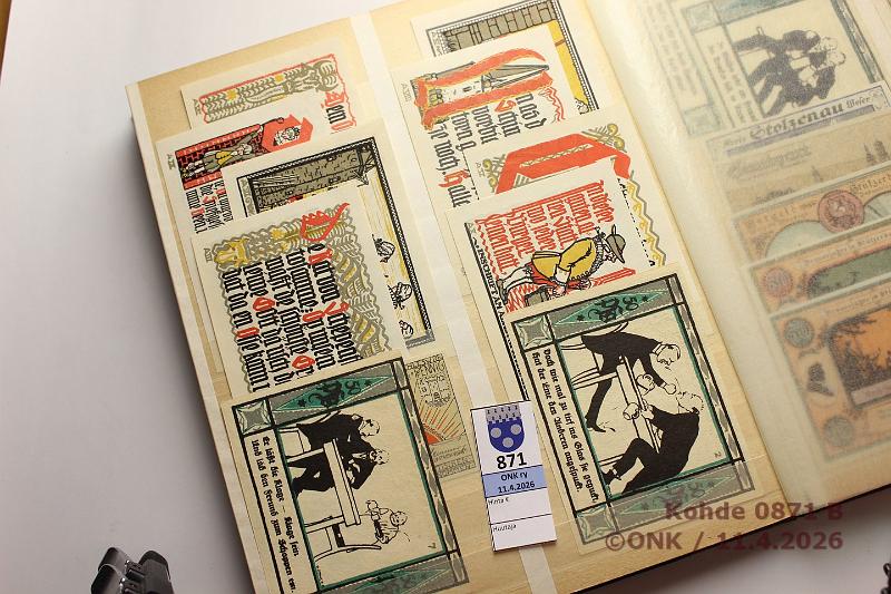 k-0871-b.jpg - Kohde 871 (kuva 2/3), l�ht�hinta: 90 &euro; / myyntihinta: 98 &euro; H�t�seteleit� 1918? (200)   Saksa , 200 eril kansiossa, suurin osa virheett�mi�, kunto: 7-9