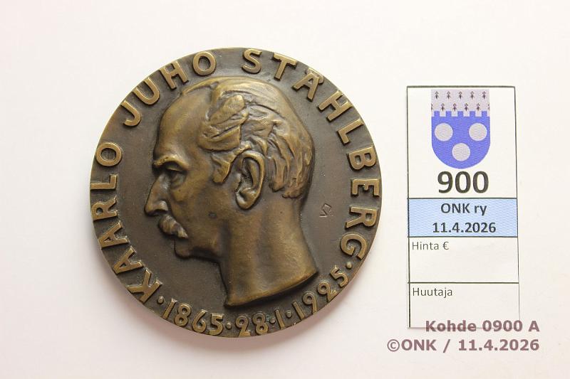 k-0900-a.jpg - Kohde 900 (kuva 1/2), l�ht�hinta: 8 &euro; / myyntihinta: 8 &euro; St�hlberg 1927 Br, 65mm, Jansson/Fil�n, kunto: 9